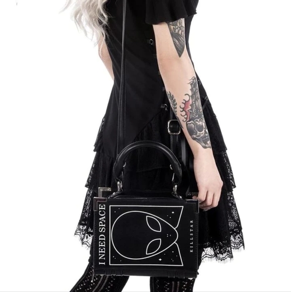 Killstar Handbags - Alien Killstar I need space handbag